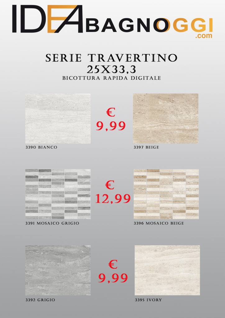 Serie Travertino 25x33,3