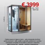 Box doccia idro con sauna – cod. 1223