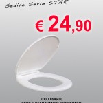 Serie STAR – Sedile Bianco Copri Vaso Universale