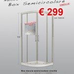 Nuova Serie 6 – Vetro cincillà – Box doccia semicircolare