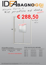 kit profilo ed anta SATINATO s