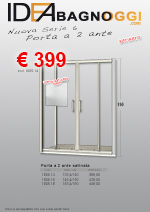 porta a 2 ante SATINATO s