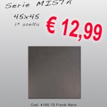 Ceramica 45×45 – Serie Mista – Fiordi Nero