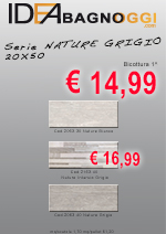 volantino SERIE NATURE GRIGIO