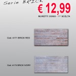 Ceramica  – Esterni e Muretti – 30X60 Serie Brick