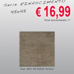 Ceramica – 45X45 – Serie Rinascimento