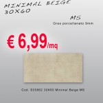 Ceramica – Svendita – 30X60 – Minimal Beige 