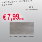 Ceramica – Svendita – 30X60 – Infiniti grigio MS