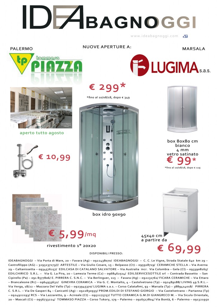 IdeaBagnOggi - Giornale di Sicilia - 24 luglio 18
