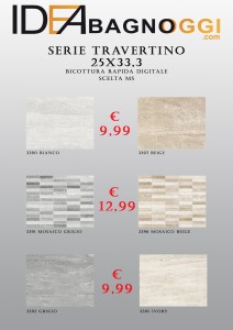 Serie Travertino 25x33,3