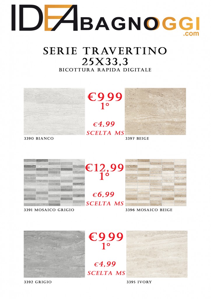 Serie Travertino 25x33,3